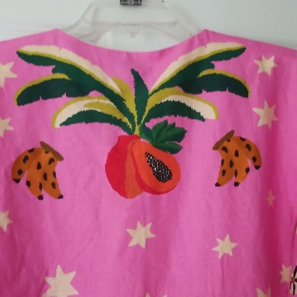 FARM Rio Pink Leopard Forest Mini Dress - Picture 8 of 10